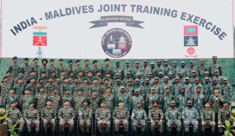 India Maldives Joint Military Exercise Ekuverin enhances defence partnership